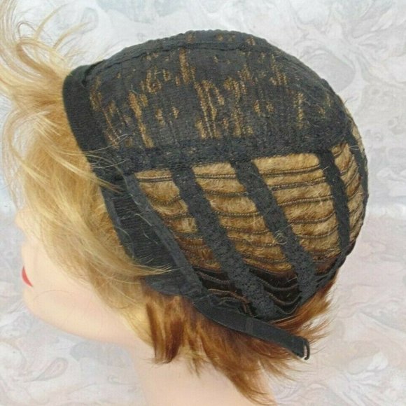 New Stylish Short Dark Blonde Pixie Wig main image 6